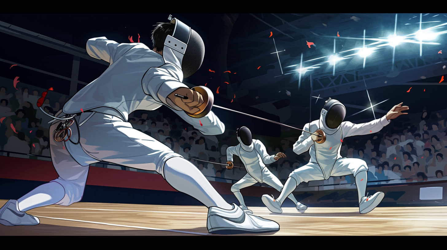 フェンシングの男子フルーレ団体　日本が金メダル
