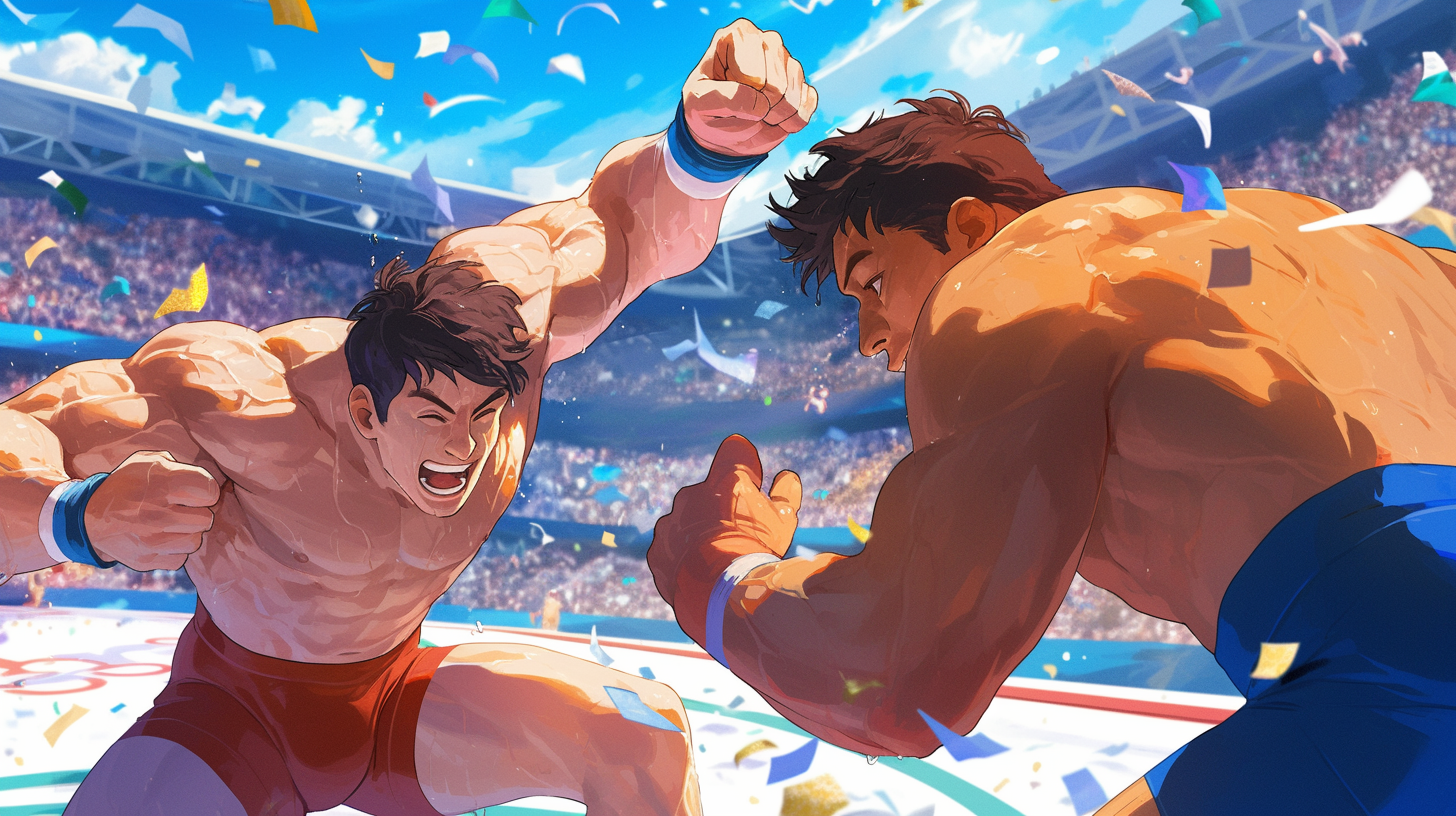 レスリングのグレコローマン　日本の選手2人が金メダル
